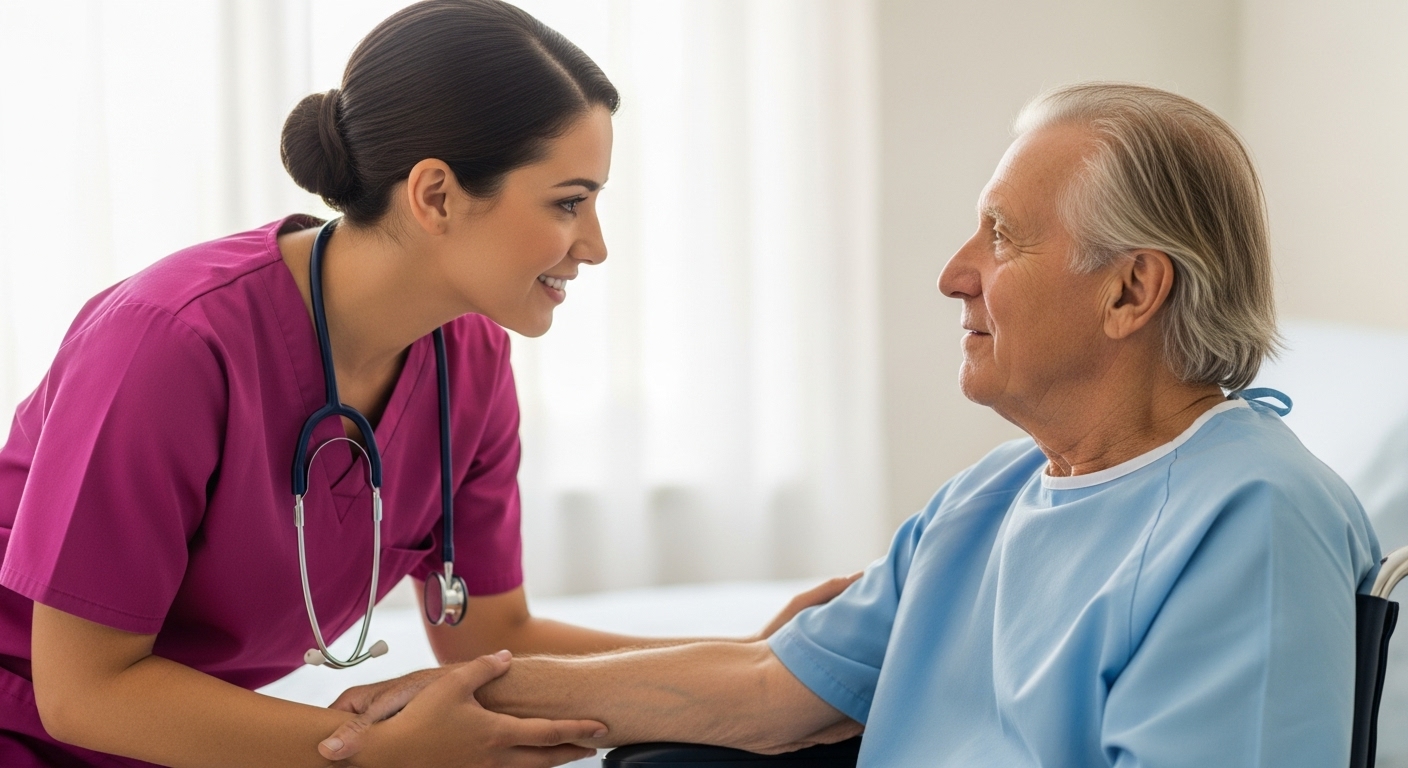 Healthcare team providing care